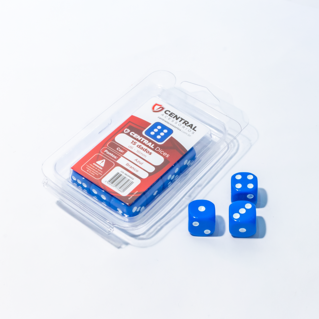 Kit de Dados D6 - Central Dice 16mm - Imagem 2