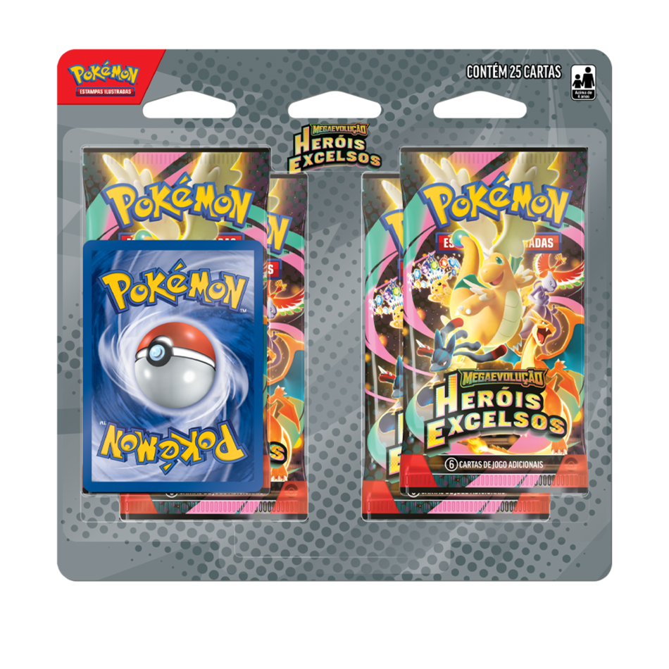 Blister Quadruplo Heróis Excelsos ME 2.5