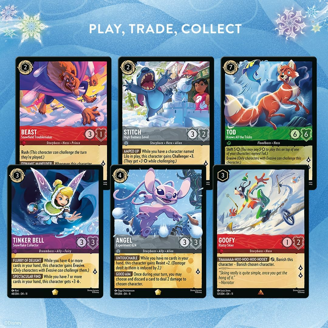 Booster Disney Lorcana Set 11: Winterspell - Imagem 2