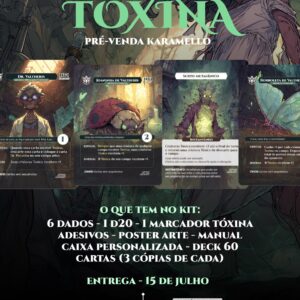 Kit Toxina Ether Card Game – Pré-venda Exclusiva