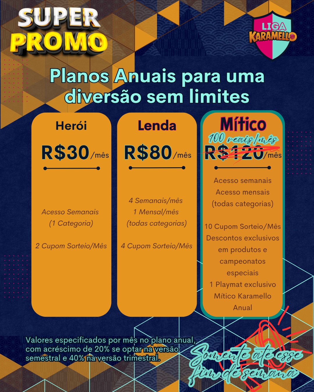 Plano Liga Karamello