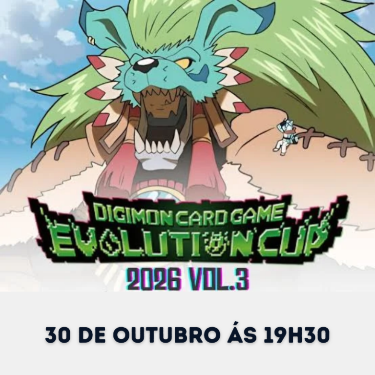 Evolution Cup 2026 Vol.3 – Digimon Card Game – Tabuleiria Karamello